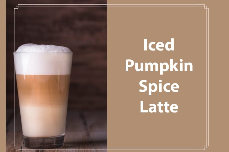 Iced pumpkin spice latte – a cool twist